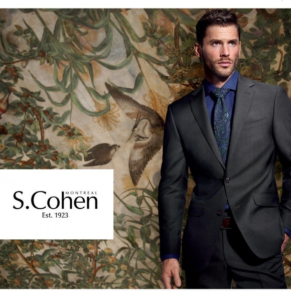 S. Cohen men’s Blazer Reagan Taupe brown Formal Business Casual Old money Sz 50s - Picture 2 of 15